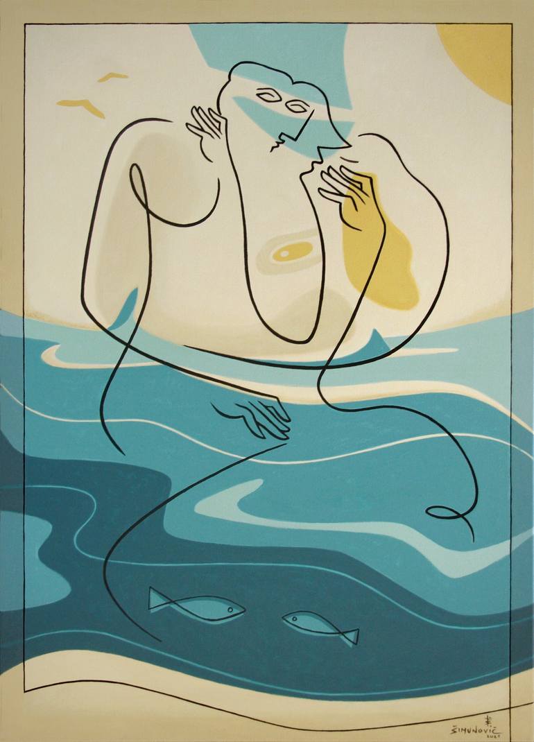 Blue water