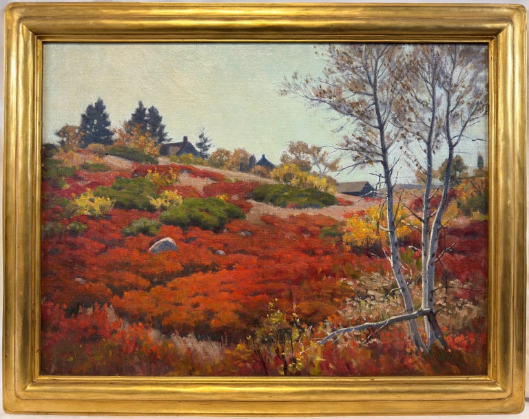 Frank Convers Mathewson (1862 - 1941) - “October Morning Matunuck, c. 1925” Frank Convers Mathewson Rhode Island Oil