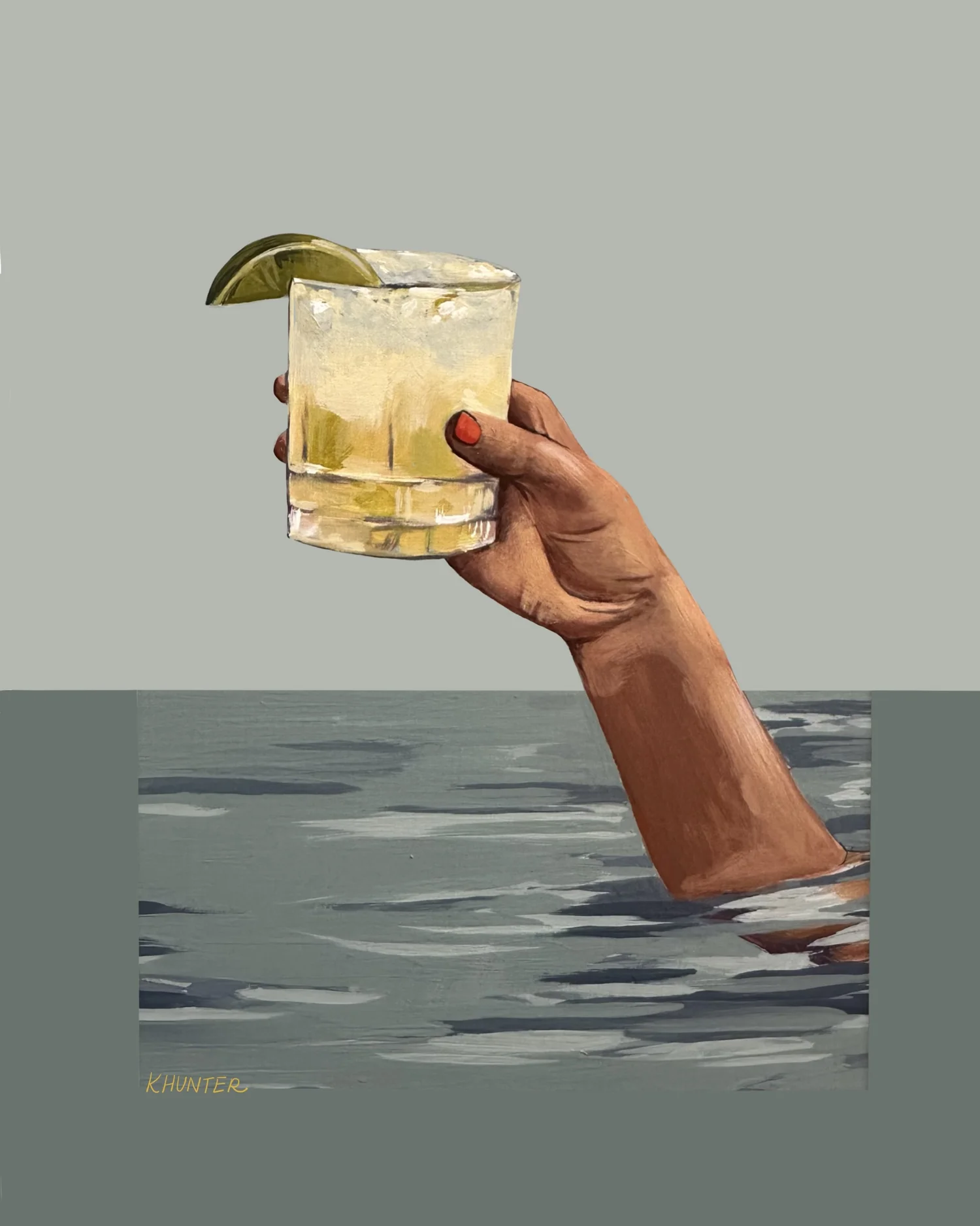 Last Sips of Summer - Print