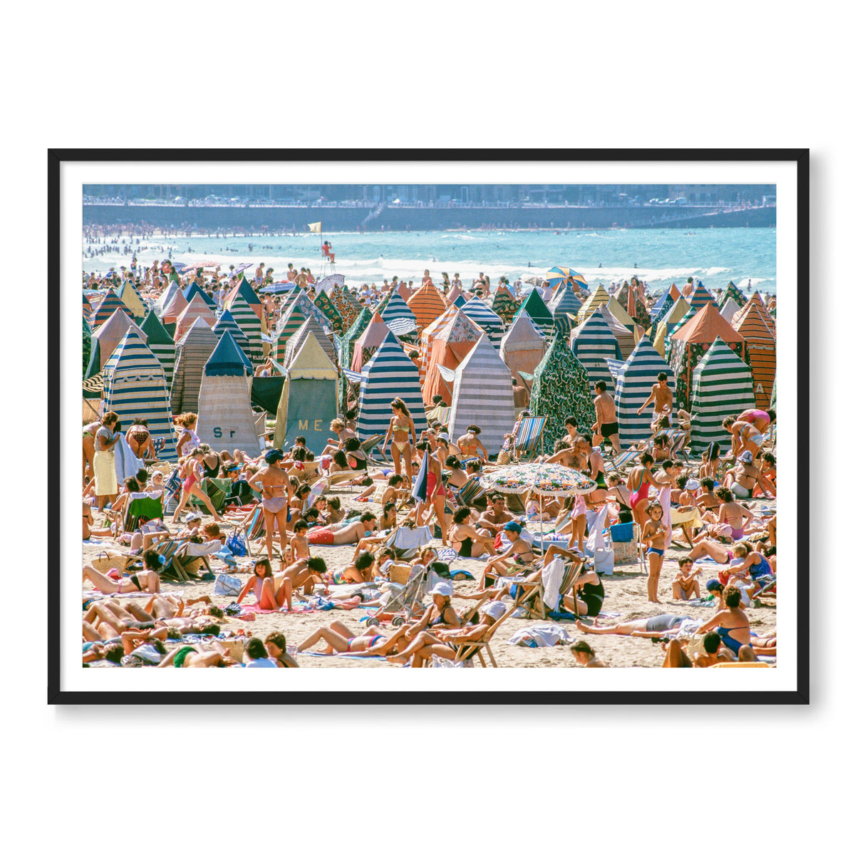 Summer Cabanas | Framed Fine Art by Wheeler Collective