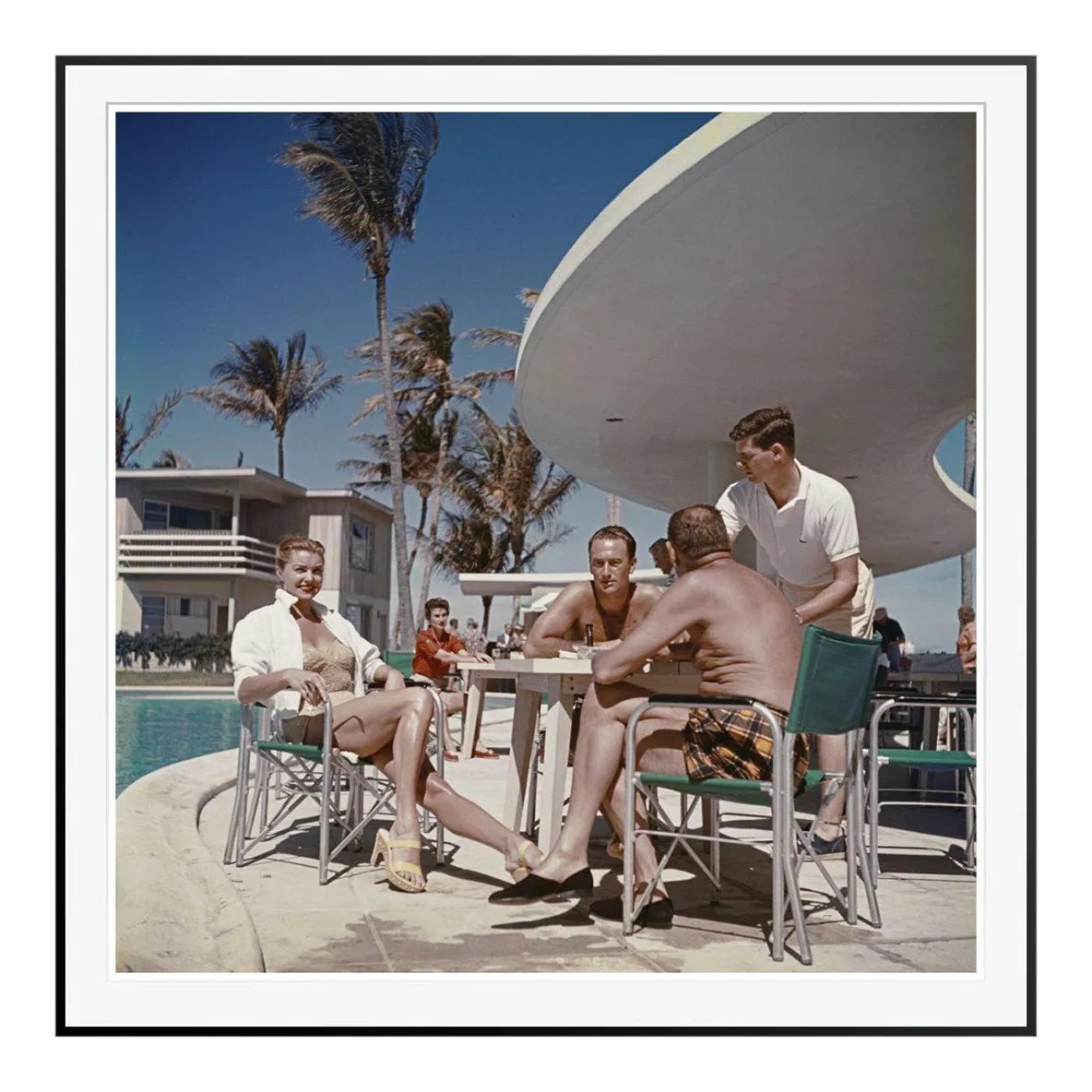 Esther Williams in Florida 1955 by Slim Aarons Framed C-Print